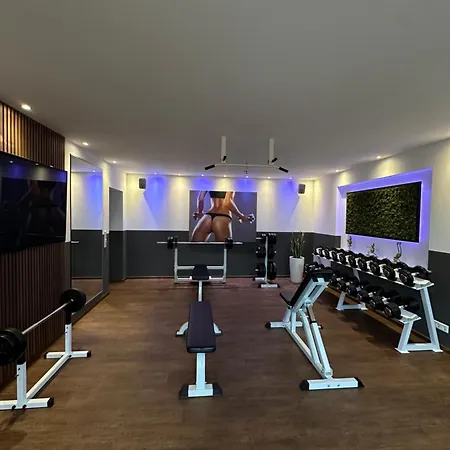 別荘 Hts Haus Respirada Wellnessarea, Whirlpool, Gym, Sauna メッケンハイム
